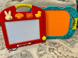 Coppia lavagnette magnetiche da disegno