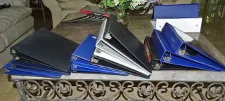 Stock raccoglitori a 3 anelli
