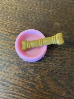 Soft silicone bowl for dog or cat