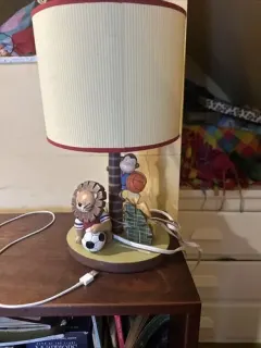 Bedside lamp for kids' room