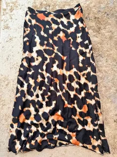 Gonna lunga fantasia animalier