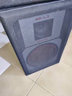Cassa diffusore PA verticale - con woofer e rete