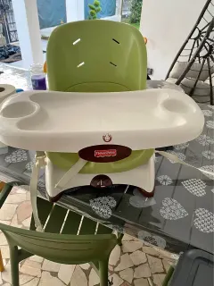 Seggiolino booster Fisher-Price verde - da tavolo