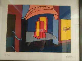 Numbered pop art print 21/50 - signed artwork
