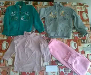Girl's clothing set hoodies sweater leggings