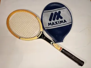 Vintage Maxima wooden tennis racket