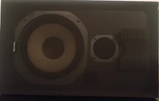 Vintage Toshiba speaker - woofer and tweeter without grille