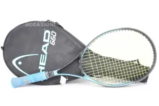 Head 660 light blue tennis racket with cover