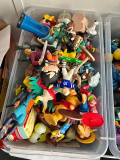 Box action figures cartoon anni 90/2000