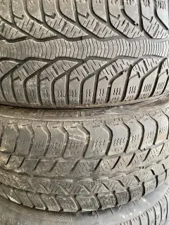 4 winter tyres unmounted - used