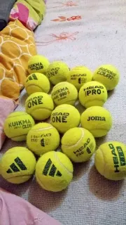 Lot used tennis balls - HEAD, Adidas, Joma