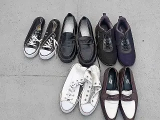 Lote de cinco pares de zapatos