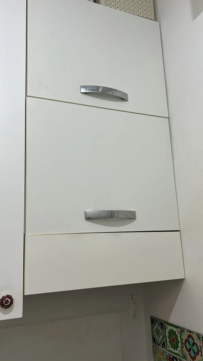 Pensili cucina bianchi (con cappa e scolapiatti)