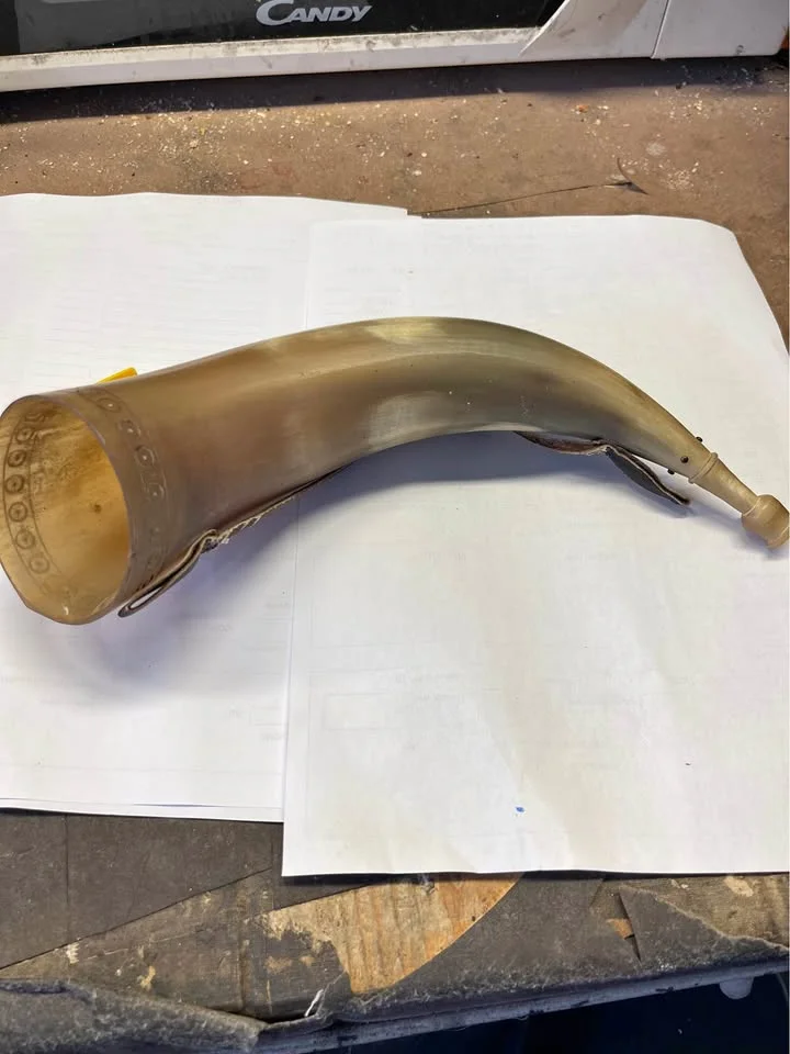 Bone Viking horn - decorative/musical