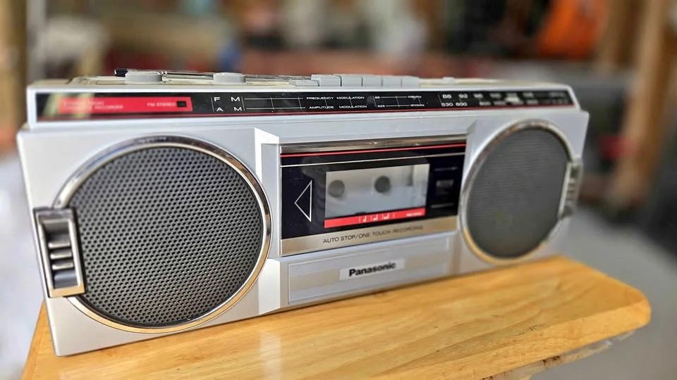 Radio cassette Panasonic vintage FM/AM