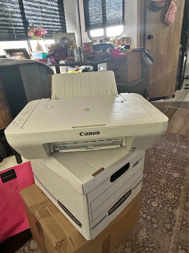 Stampante Canon Pixma bianca
