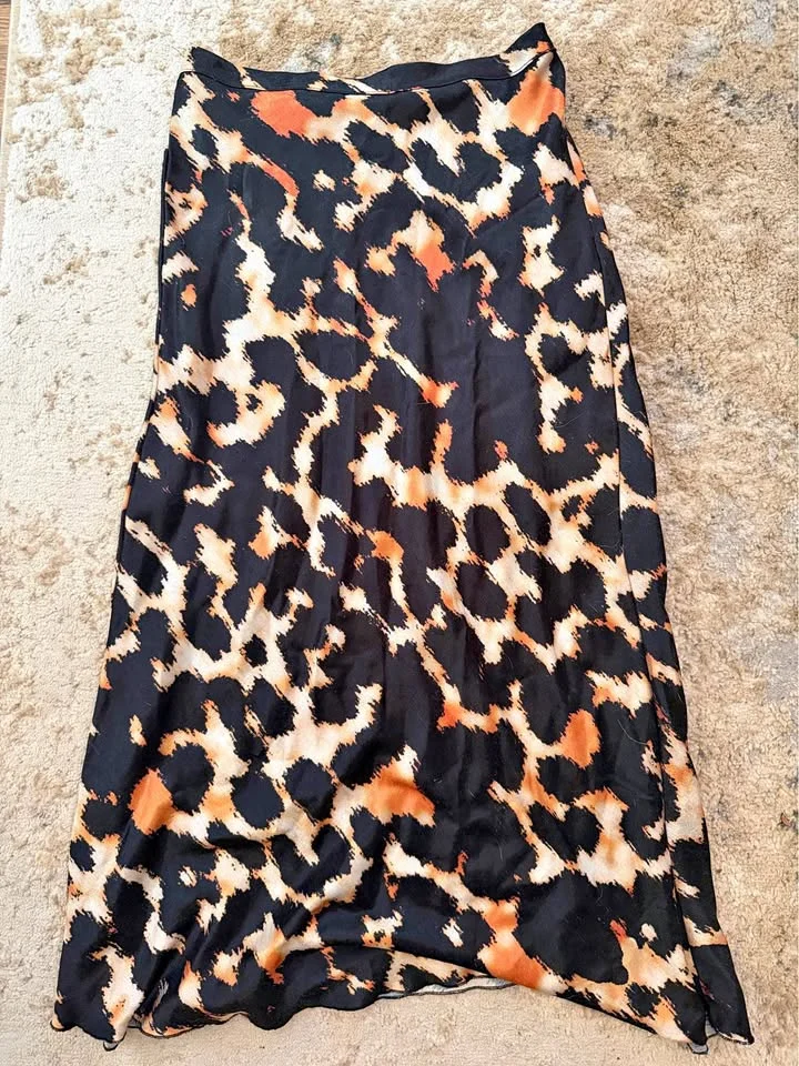 Gonna lunga fantasia animalier