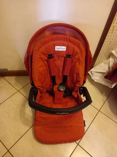 Assise Peg Perego orange pour poussette