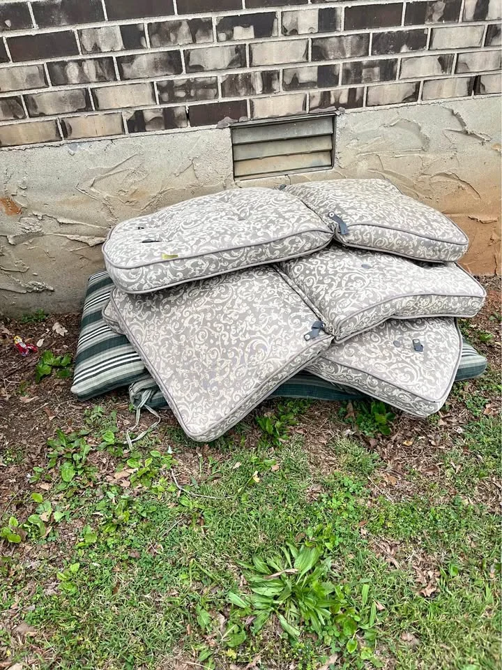 Set de coussins d'extérieur motif floral