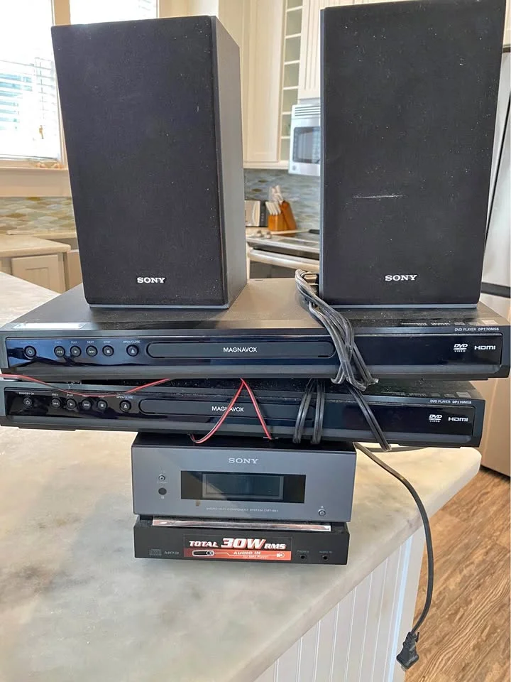 Lotto impianto audio Sony e lettori DVD Magnavox