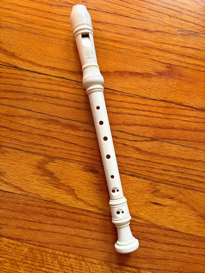 Flauto dolce Yamaha bianco