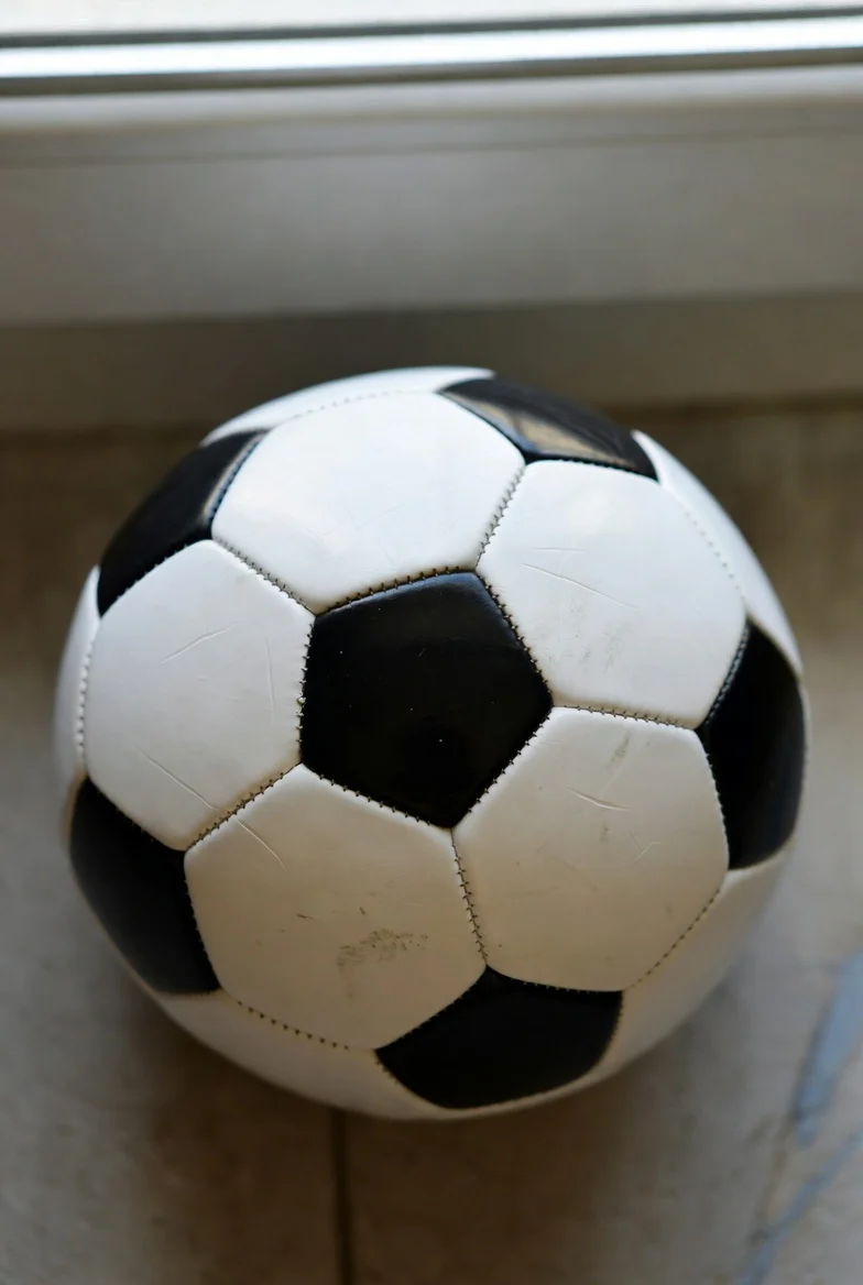 Classic football - black and white
