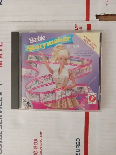 CD-ROM Barbie Storymaker per PC anni 90 vintage